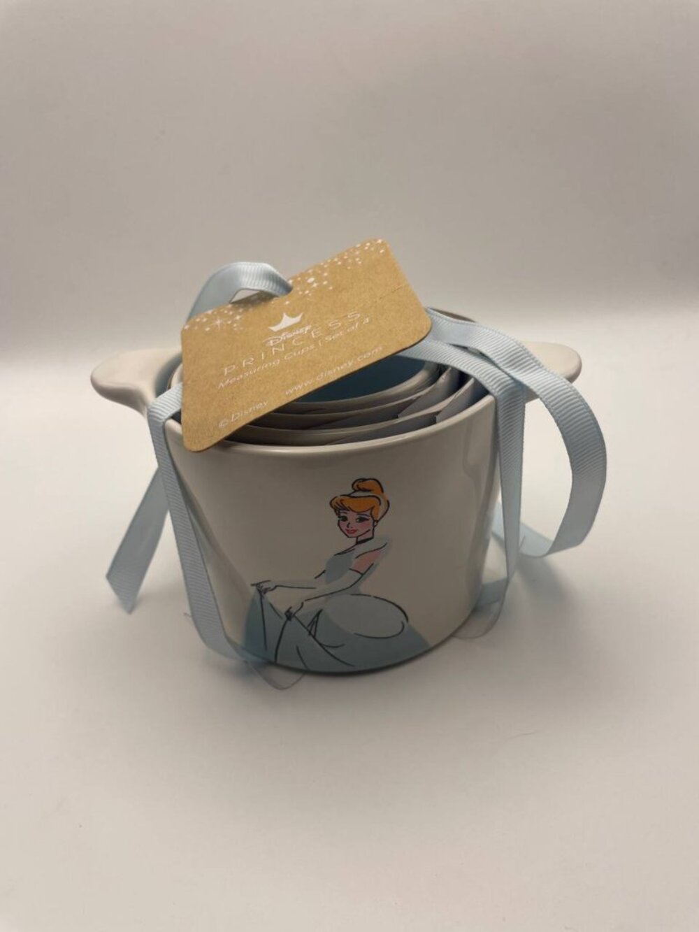 NWT Rae Dunn Disney Princess Cinderella Fairytale Measuring Cups Set